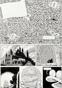 Artwork by Don Rosa, Anders And & Co. [Donald Duck & Company], Made of graphite on two sheets