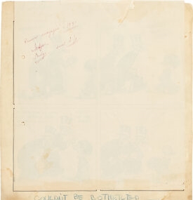 Artwork by Will Gould, Felix O'Fan, Made of graphite on Bristol board