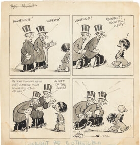 Artwork by Will Gould, Felix O'Fan, Made of graphite on Bristol board