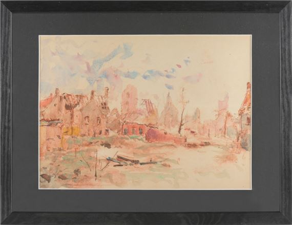 Vue de Loo (1916 by Adrien Jean Le Mayeur de Merprés