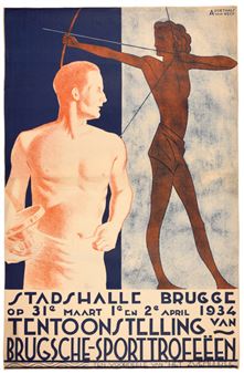 Stadshalle Brugge Tentoonstelling van Brugsche Sporttrofeeën - Goethals van Reck