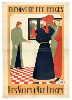 Chemins de Fer Belges - Les Villes d'Art Belges - Maurits Derolez