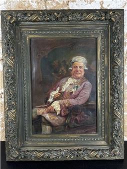 Portrait of opera singer Emanuel List - Alois Broch