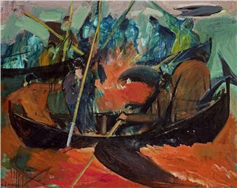 Mikines: Grindedrab, The Faroe Islands - Sámal Elias Frederik Joensen-Mikines