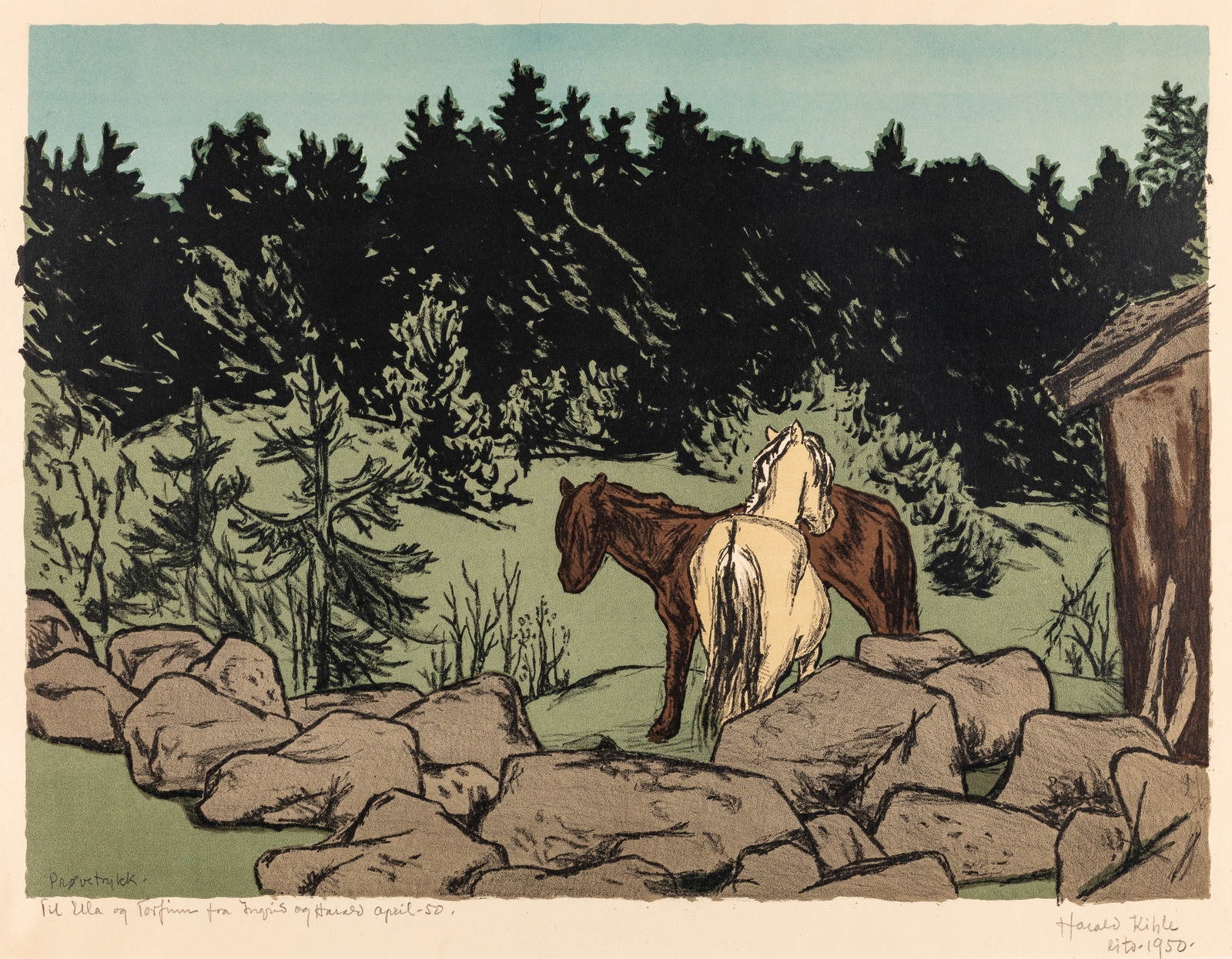 Hestens fortrolighet by Harald Kihle, 1950