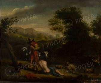 Arcadia Scene with Shepherds - Jan Frans Beschey