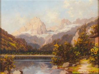 Hinterstoder mit Schiederweiher und dem Hohen Priel - Marko Vukovic