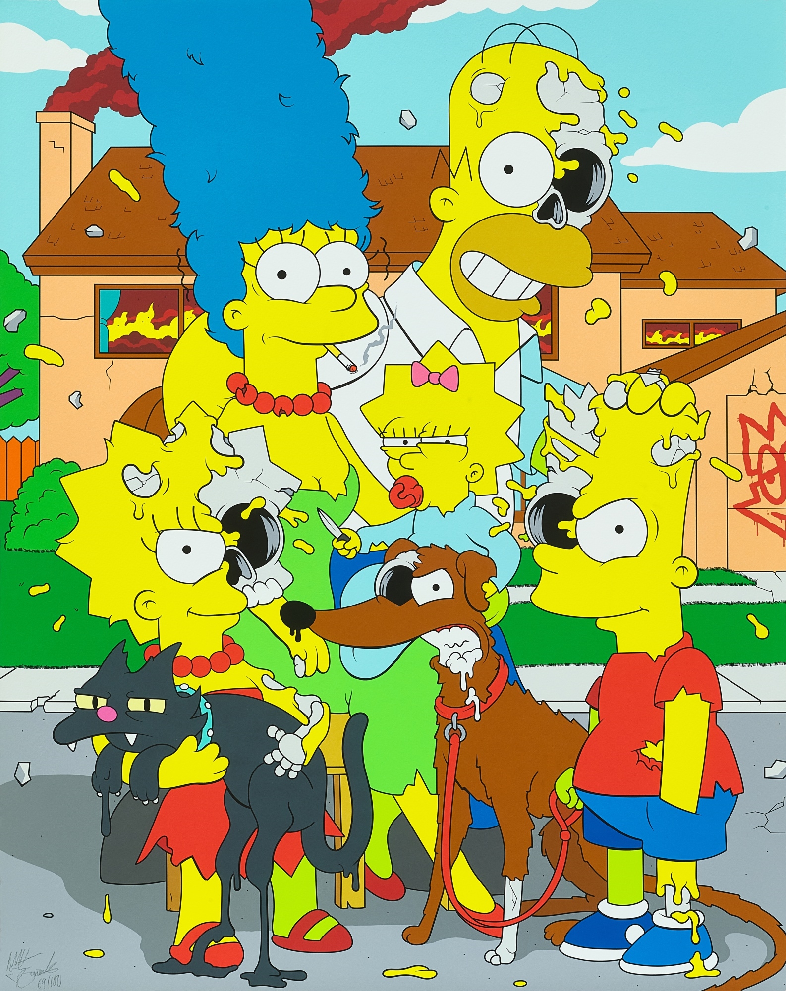 Matt Gondek | Simpsons Nuclear Family (2018) | MutualArt