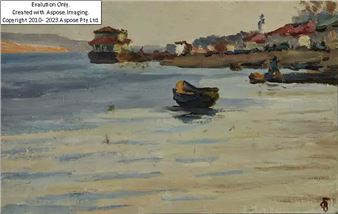 On the Volga, 1958 - Orest Georgievich Betekhtin