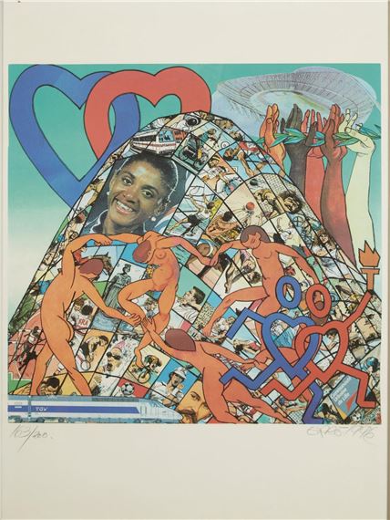 Reminiscence de la fresque 900 ans d’histoire de Lille, 1996 by Gudmundur Gudmundsson, 1996