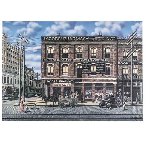 Coca-Cola アートプリント 1993年パブミラー