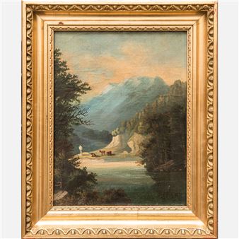 alpine landscape - A. Hofer