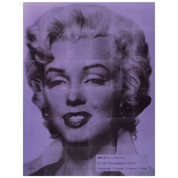 Marilyn Purple by Alejandro Vigilante, 2015