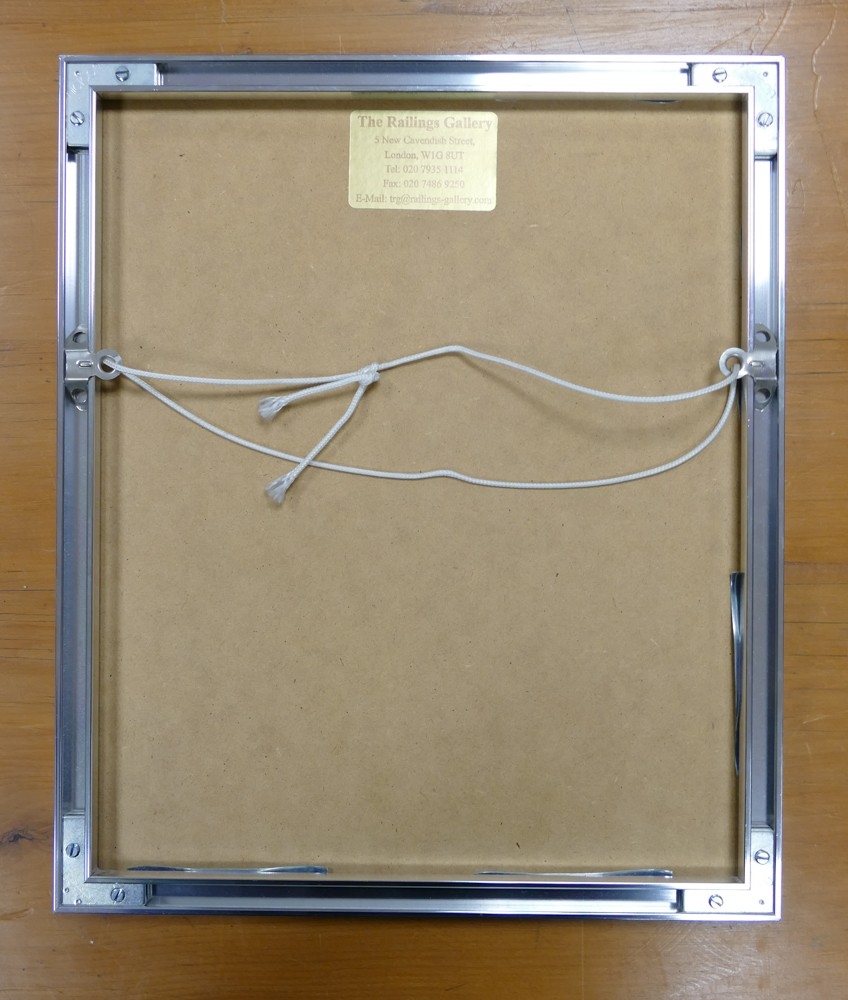 Artwork by Robert McGowan, MACGOWAN, Robert (1947-2012), untitled abstract portrait, mixed media, signed upper right Robert MacGowan 1950, Made of mixed media