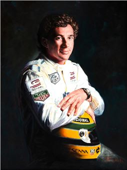 Retrato de Ayrton Senna - A. Espinola