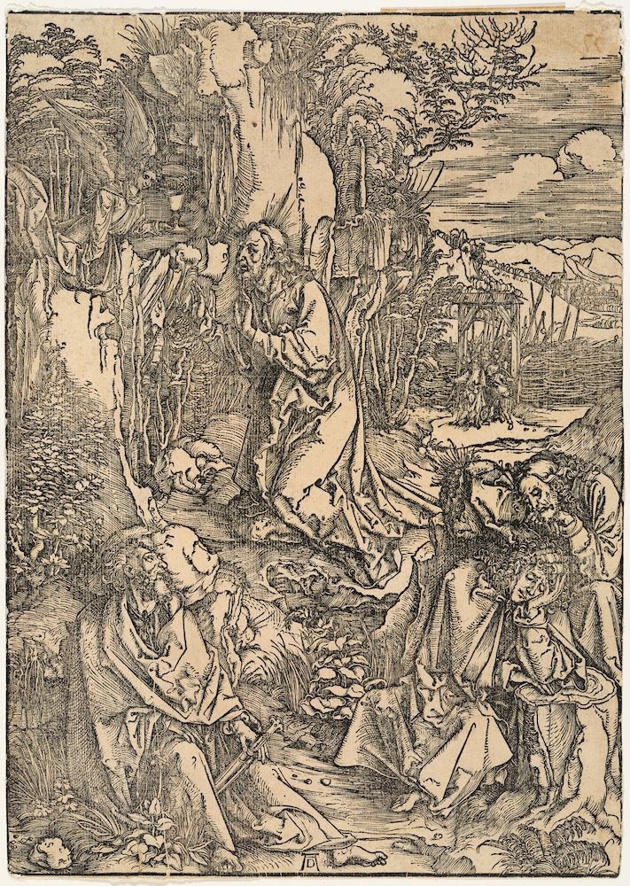 Albrecht Dürer | Christ on the Mount of Olives | MutualArt