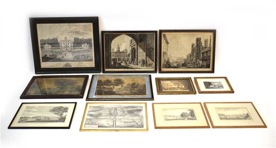 Wrest House & Park in County of Bedford... by Johannes Kip