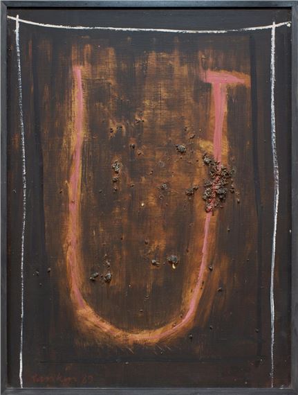 Jerusalem Wall Marking - 1989 by David Rankin, 1989