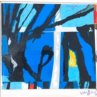 Ferenc VARGA (1906-1989) Composition abstraite - Ferenc Varga