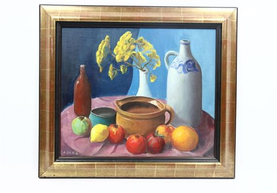 Nature morte au mimosa by Andre Deriq