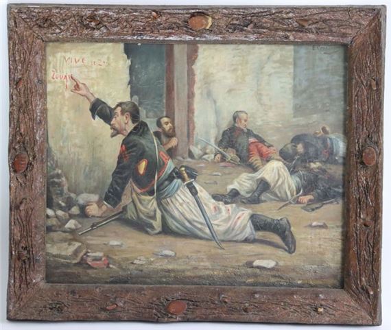 CREANCIER Édouard (XIX): Zouave de la guerre.... - Lot 80 - Alexandre Landre Nancy - Édouard Creditor