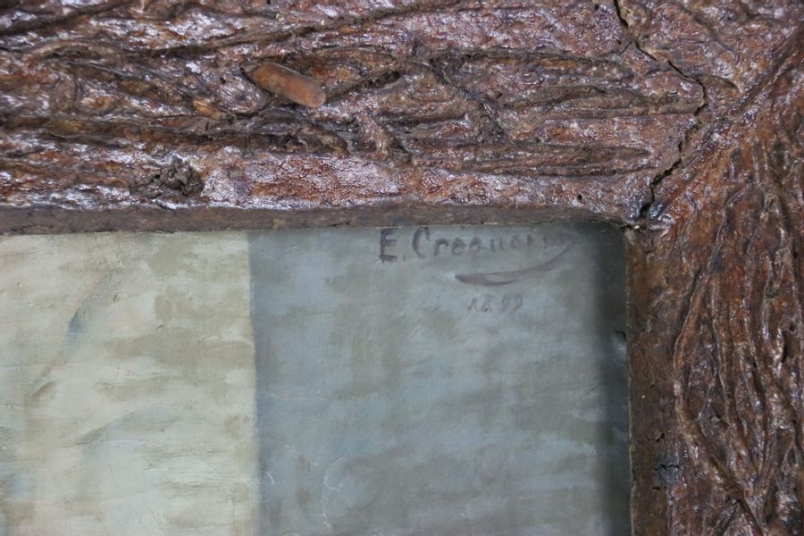 Artwork by Édouard Creditor, CREANCIER Édouard (XIX): Zouave de la guerre.... - Lot 80 - Alexandre Landre Nancy, Made of huile sur toile