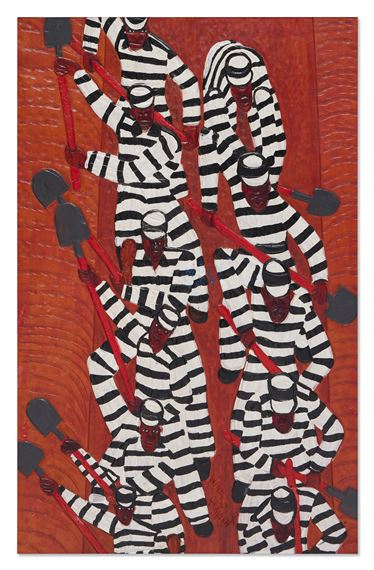 Untitled (The Chain Gang) by Winfred Rembert, Executed circa 2008