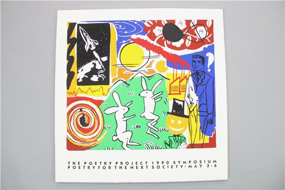 Poetry Project Print by Kim MacConnel, 1990