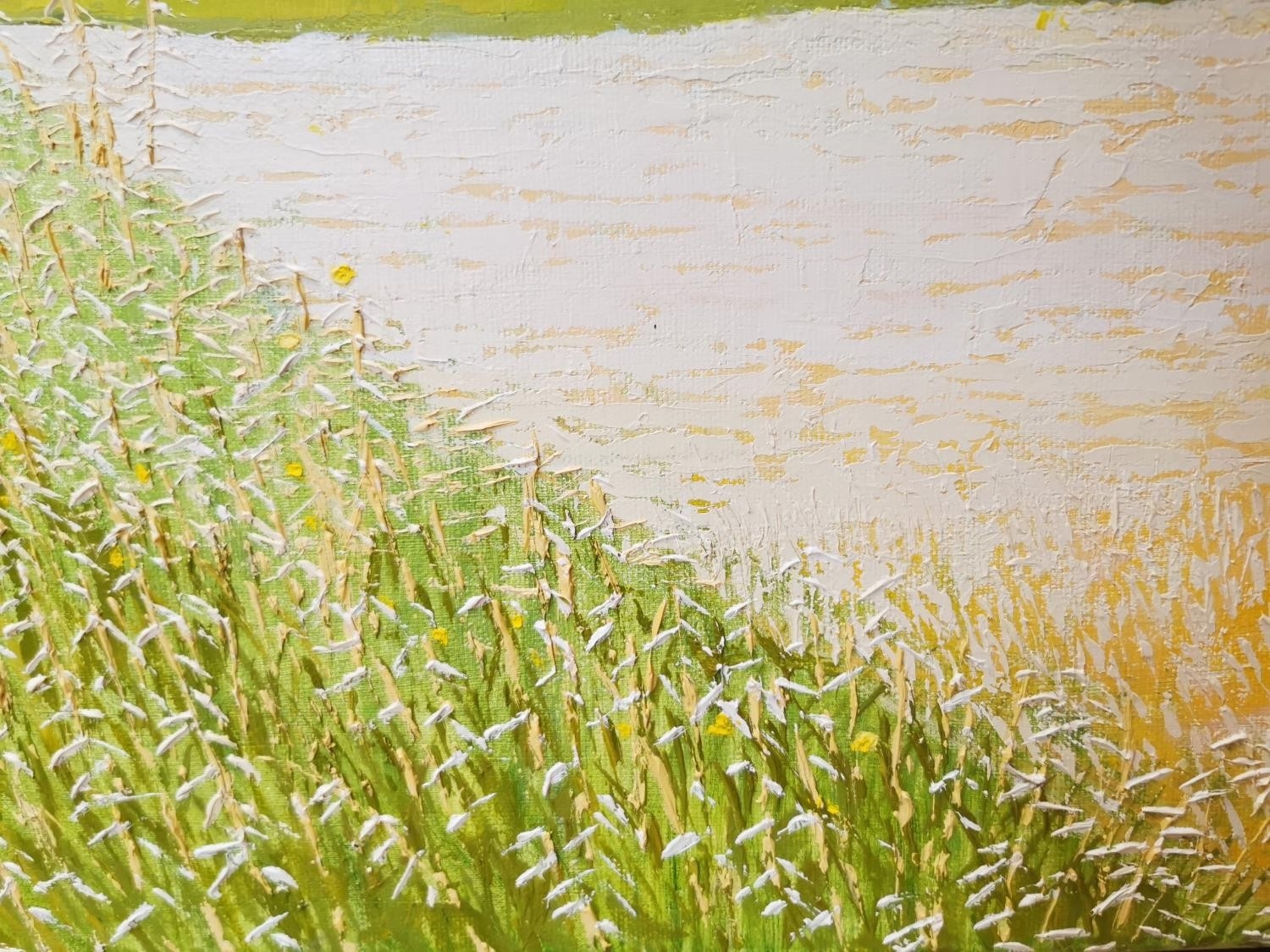 Luce Geas | provincial landscape with corn fields | MutualArt