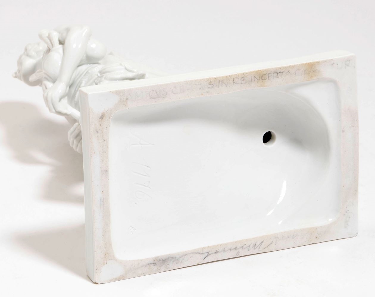 Artwork by Willi Münch-Khe, ART DECO FIGURE OF THE "SIMPLICIUS SIMPLICISSIMUS, Made of pedestal