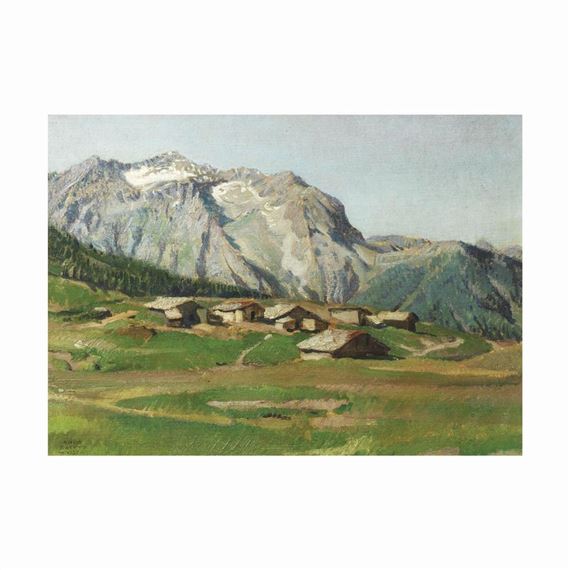 MOUNTAIN LANDSCAPE by Giulio Boetto, 1935
