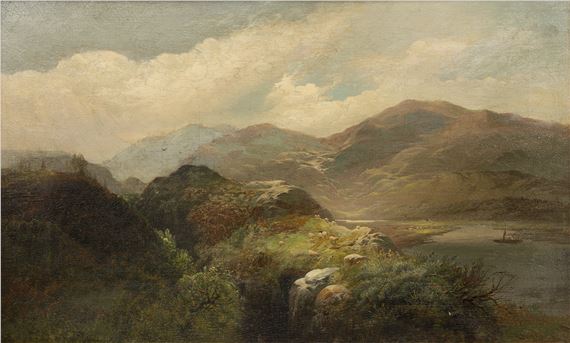 The River Mawddach from the Hills above Arthog, North Wales by Paul H. Ellis