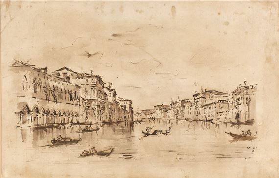 The Grand Canal by Francesco Guardi