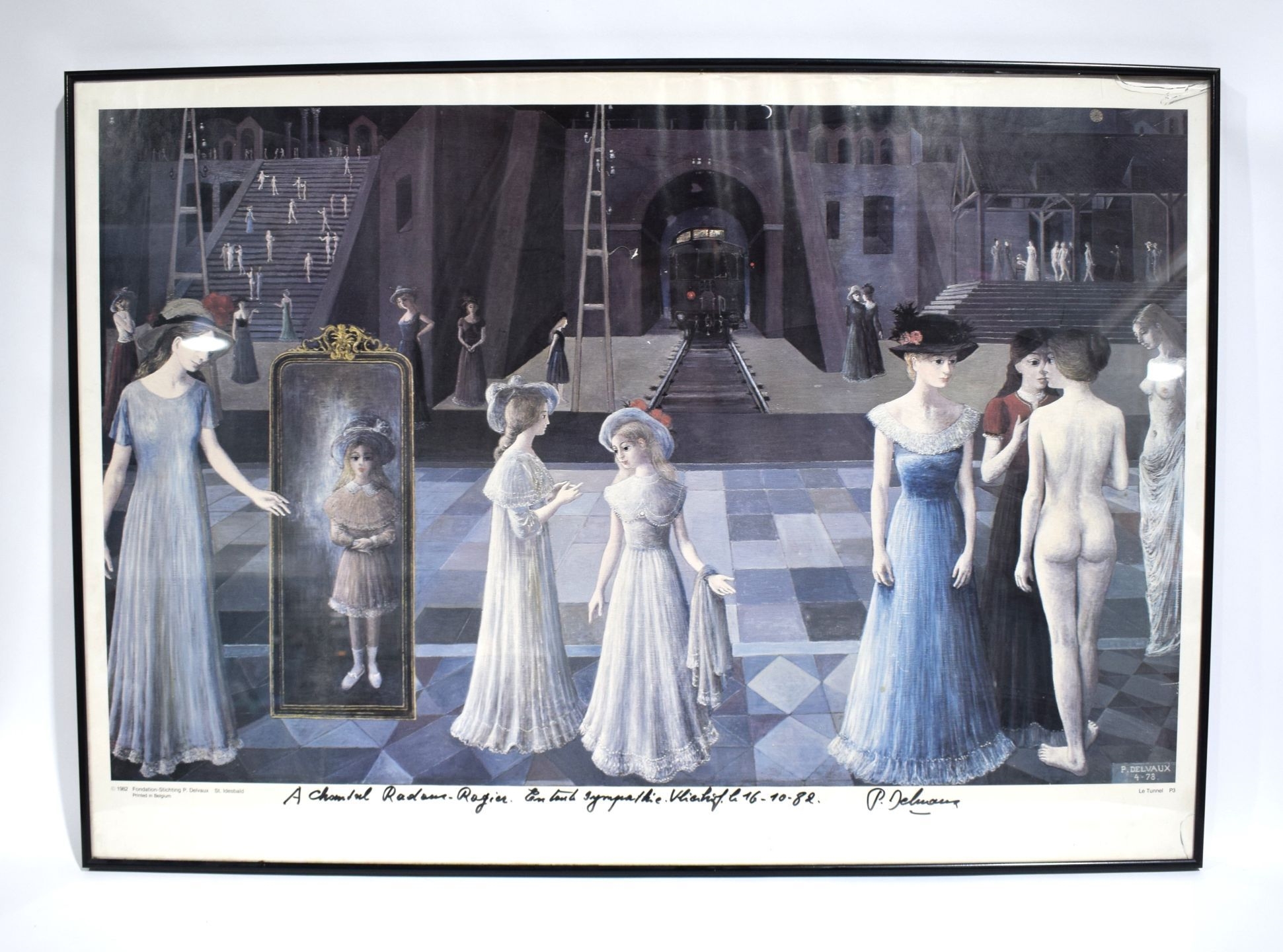 Artwork by Paul Delvaux, Paul Delvaux, Made of Poster