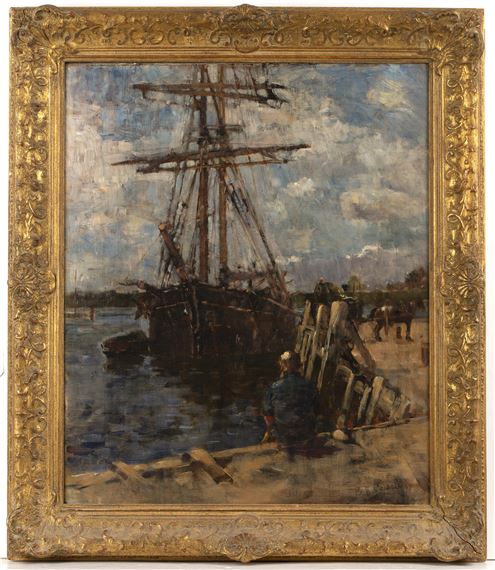 At the quayside by Bernard Finegan Gribble