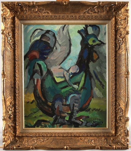 Artwork by Claudine Weiller, Claudine WEILLER, XX-XXIth century French... - Lot 468 - Les Andelys Enchères, Made of oil on canvas