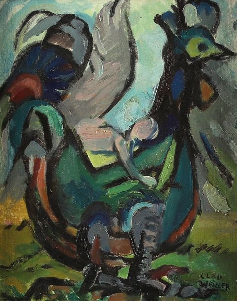 Artwork by Claudine Weiller, Claudine WEILLER, XX-XXIth century French... - Lot 468 - Les Andelys Enchères, Made of oil on canvas