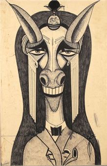 Boris LARBEK, 20th century modern school.... - Lot 486 - Les Andelys Enchères - Boris Larbek