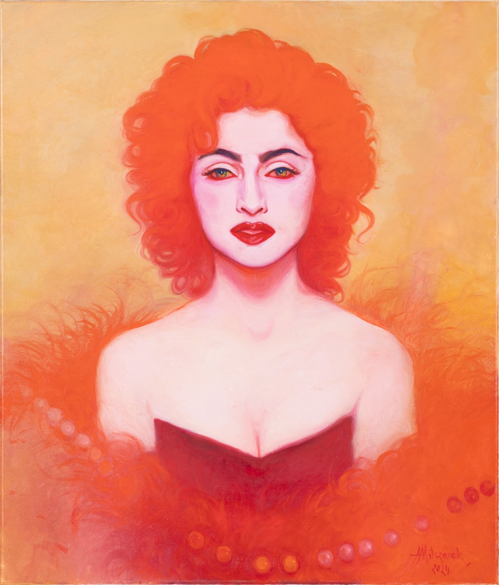 Artwork by Aleksandra Milczarek, Give it to me , 2024, Made of oil, canvas