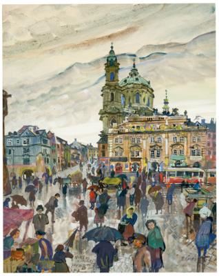 "Niklaskirche Prag" by Oskar Laske
