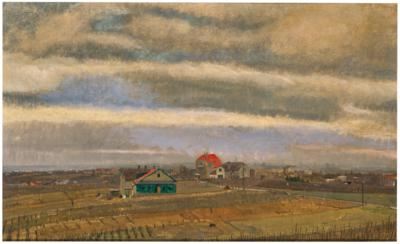 "Blick vom Scheiberweg in Grinzing gegen Wien - Emanuel Baschny