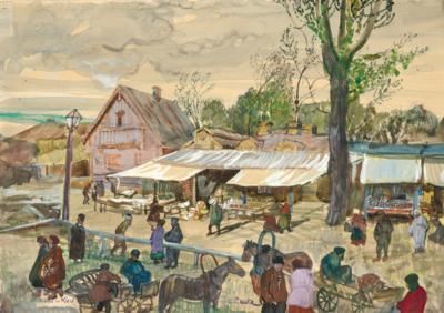 "Straße in Kiev" by Oskar Laske