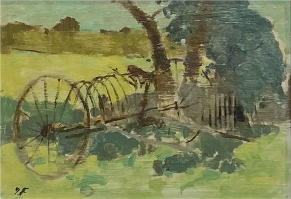 John Richard Fox | The Hay Rake | MutualArt