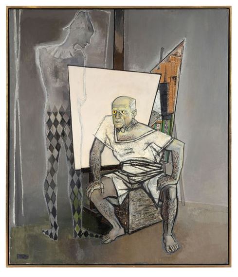 Édouard-Georges Mac-Avoy | Portrait de Pablo Picasso | MutualArt