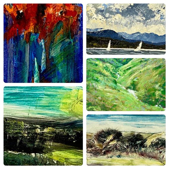 Contemporary School | GROUP OF CONTEMPORARY PAINTINGS | MutualArt