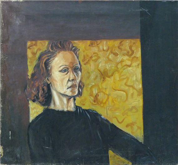 Neil Meitzler ''Portriat of Betty Keenan'' 1960's Oil on Canvas by Neil Meitzler, 1960s