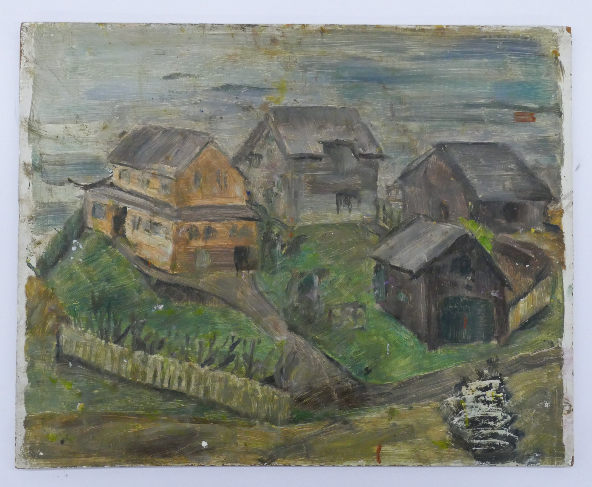 Arthur Runquist | Arthur or Albert Runquist ''Homestead'' Oil on ...
