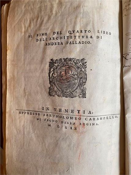 Andrea Palladio | PALLADIO (Andrea). I quattro libri dell