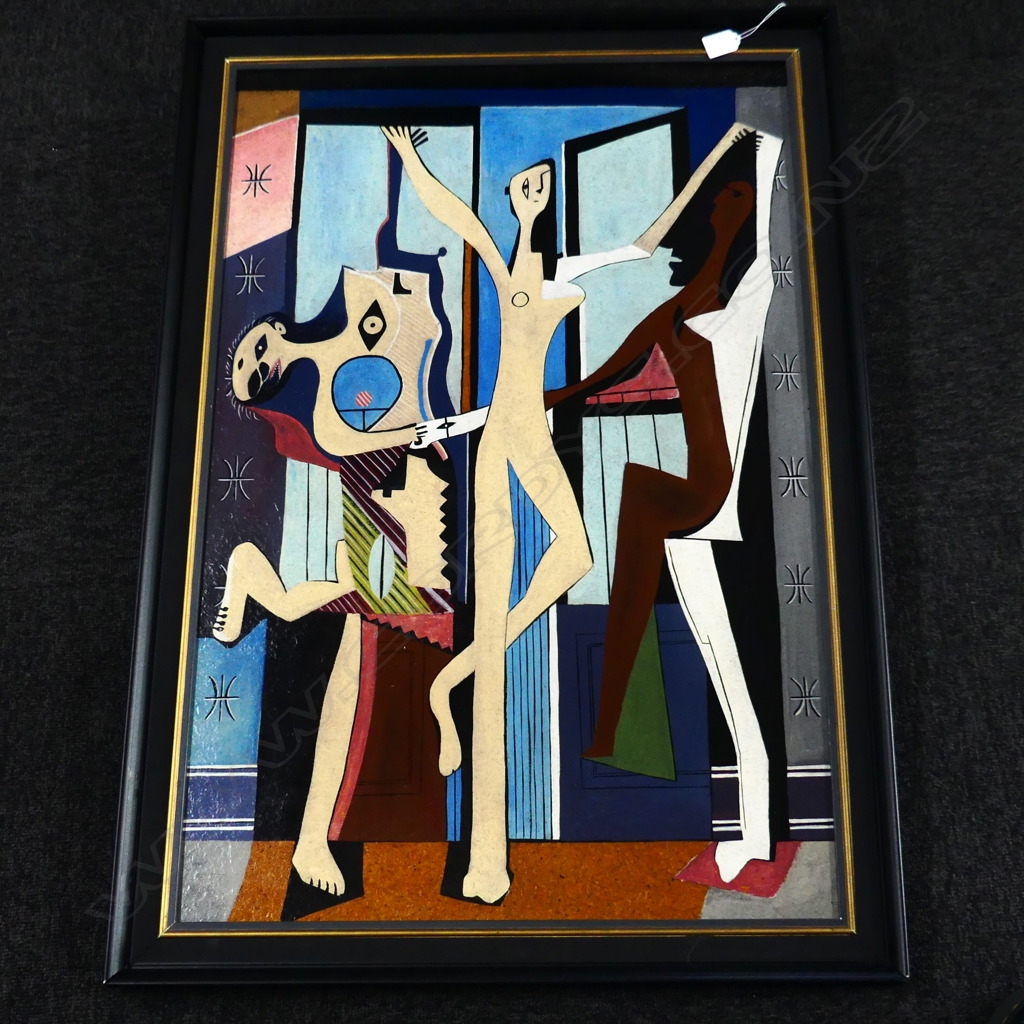 PICASSO COPY OIL ON BOARD 810 540MM by Pablo Picasso