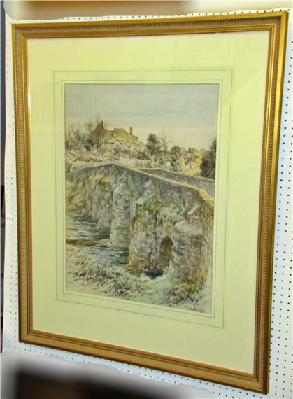 Robert Morley | The Bridge in Winter | MutualArt